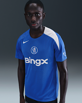 Мужские шорты Chelsea FC Strike Third Nike Dri-FIT Total 90 Soccer Short-Sleeve Top