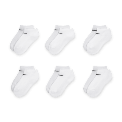 Nike Mesh and Cushioned Little Kids' No-Show Socks (6 Pairs)