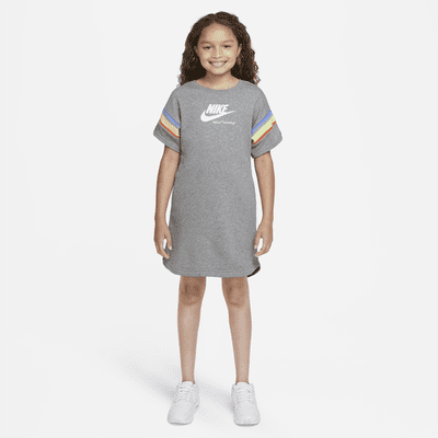 Vestido de manga corta para niña talla grande Nike Sportswear Heritage