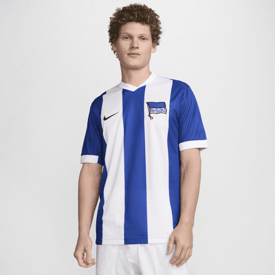 Hertha BSC 2024/25 Stadium Home Nike Replica Fußballtrikot mit Dri-FIT-Technologie für Herren