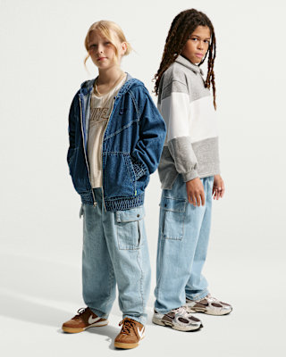 Детские  Nike Sportswear Collection Big Kids' Denim Cargo Pants