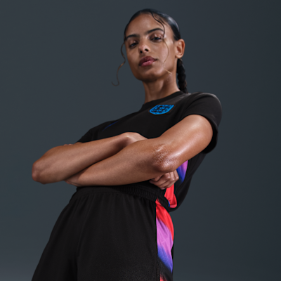İngiltere 2025/26 Stadyum Deplasman Nike Dri-FIT Kadın Futbol Taraftar Şortu