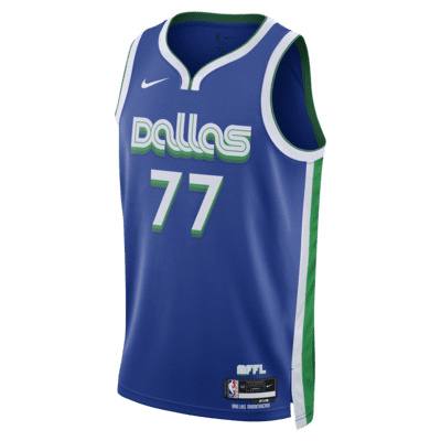 Invalidez Decepción Incidente, evento Luka Dončić Dallas Mavericks City Edition Camiseta Nike Dri-FIT de la NBA  Swingman. Nike ES