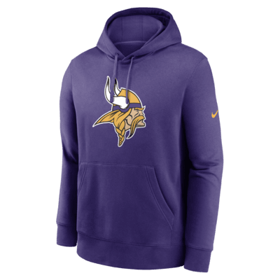 Minnesota Vikings Club Logo Men's Nike NFL Pullover Hoodie