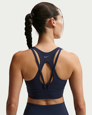 Женские  Nike Zenvy Light-Support Padded Longline Sports Bra