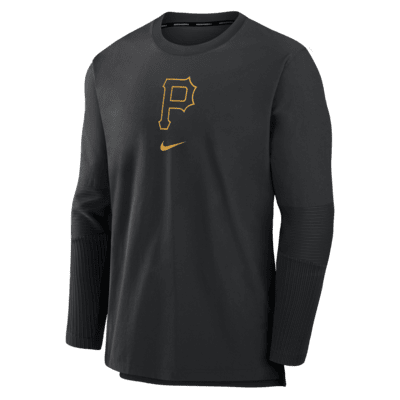 Chamarra sin cierre Nike Dri-FIT de la MLB para hombre Pittsburgh Pirates Authentic Collection Player