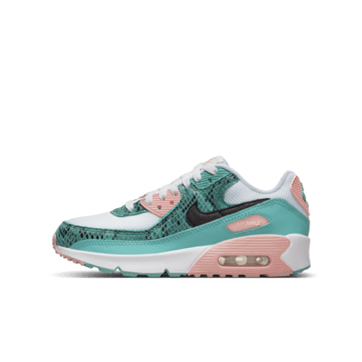 teal and white air max 90