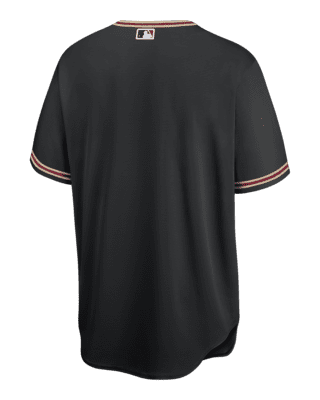 Men's Arizona Diamondbacks Nike Black/White Official Replica Jersey