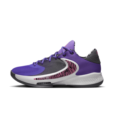 purple nike air basketball shoes