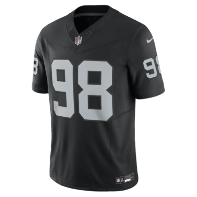 Jersey de fútbol americano Nike Dri-FIT de la NFL Limited para hombre Maxx Crosby Las Vegas Raiders