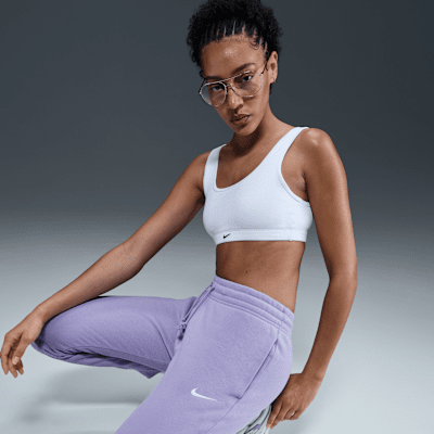 Pants de entrenamiento de tiro medio para mujer Nike Sportswear Phoenix Fleece