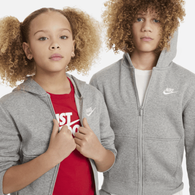 Conjunto de entrenamiento para niños talla grande Nike Sportswear Club Fleece