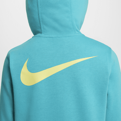 Club América Club Big Kids' (Boys') Nike Soccer Full-Zip French Terry Hoodie