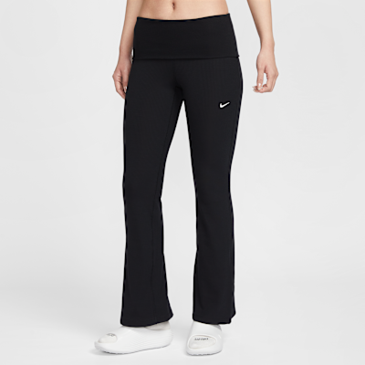 ナイキ スポーツウェア チル ニット ウィメンズ ミッドライズ タイト リブ パンツ