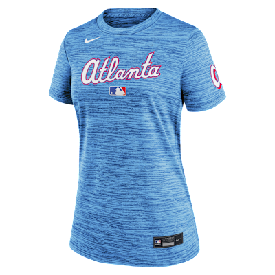 Atlanta Braves Authentic Collection City Connect Velocity Women's Nike Dri-FIT MLB T-Shirt from Nike - $48