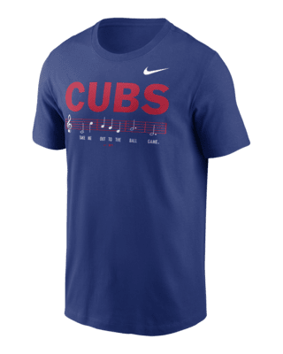 MLB Women's Chicago Cubs Nike Practice T-Shirt - Blue