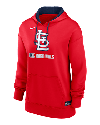 Женское худи St. Louis Cardinals Authentic Collection Nike Therma MLB Pullover Hoodie