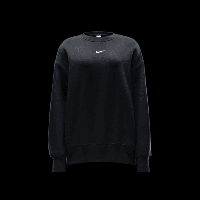 Nike Sportswear Phoenix Fleece ekstra stor sweatshirt med rund hals til dame