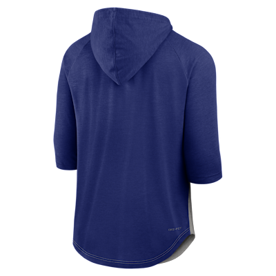 Los Angeles Dodgers Authentic Collection Flux Men's Nike Dri-FIT MLB 3/4-Sleeve Hooded T-Shirt