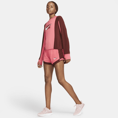 Shorts de running de 10 cm para mujer Nike Dri-FIT Tempo Luxe Icon Clash