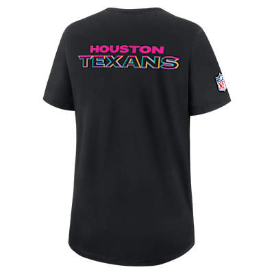 Playera Nike Dri-FIT de la NFL para mujer Houston Texans Crucial Catch