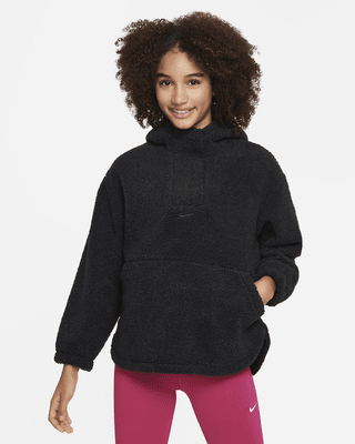 Подростковая куртка Nike High-Pile Fleece Big Kids' (Girls') Therma-FIT Training для тренировок