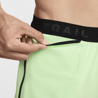 Shorts da running con slip foderati Dri-FIT 13 cm Nike Trail Second Sunrise – Uomo