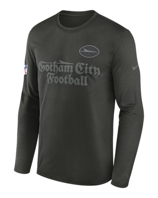 Мужская футболка New York Jets Rivalries Collection Sideline Legend Small Logo Nike Dri-FIT NFL Long-Sleeve