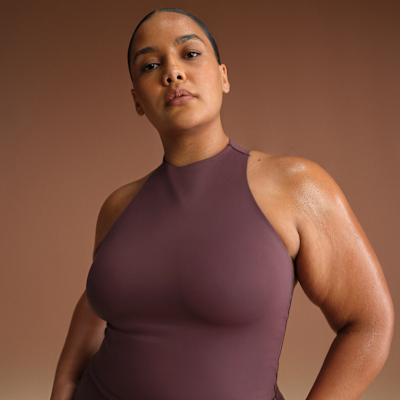 NikeSKIMS Matte Women's Mock-Neck Racerback Tank Top