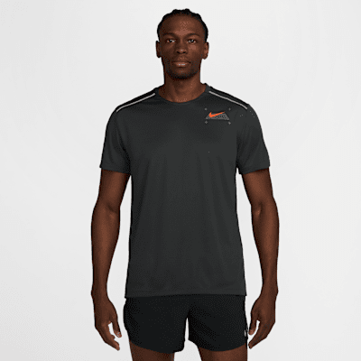 Nike Miler Men's Short-Sleeve Graphic Running Top