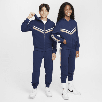 Nike Sportswear Club Big Kids' Full-Zip Knit Hoodie