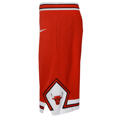 Shorts Nike Dri-FIT de la NBA Swingman para niños talla grande Chicago Bulls Icon Edition