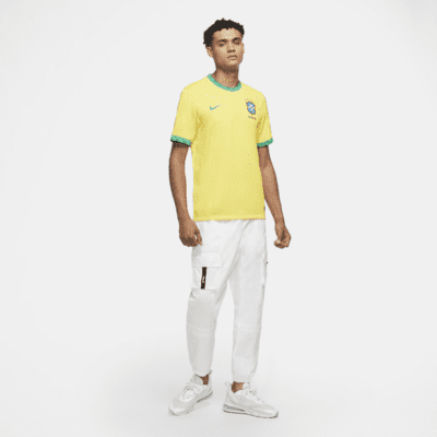 Camiseta de fútbol de local para hombre Stadium Brasil 2020. Nike.com