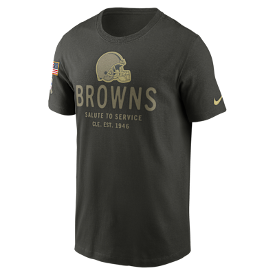 Cleveland Browns Salute to Service Sideline Primary Edge Men's Nike Dri-FIT NFL T-Shirt