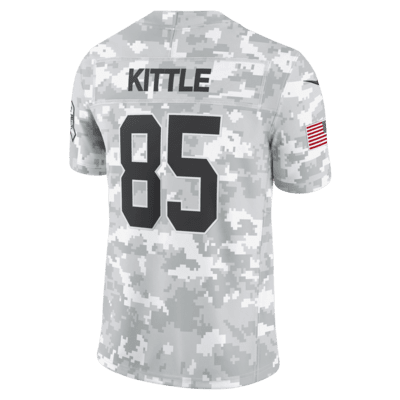 George Kittle San Francisco 49ers Salute to Service Men's Nike Dri-FIT NFL Limited Jersey