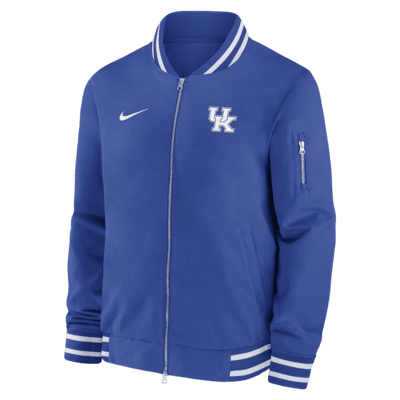 Kentucky Wildcats Sideline Men's Nike College Full-Zip Bomber Jacket