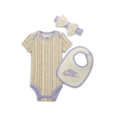 Nike Happy Camper Baby 3-Piece Bodysuit Box Set