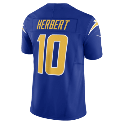 Jersey de fútbol americano Nike Dri-FIT de la NFL Limited para hombre Justin Herbert Los Angeles Chargers