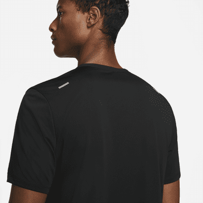 Kortærmet Nike Rise 365 Dri-FIT-løbeoverdel til mænd