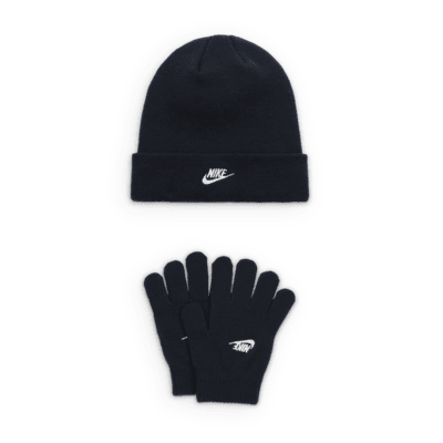 Nike Younger Kids' Club Beanie and Gloves Set