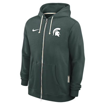 Michigan State Sideline Men's Nike Dri-FIT College Full-Zip Hoodie