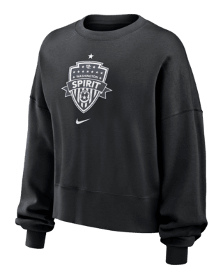 Женский свитшот Washington Spirit Phoenix Fleece Nike NWSL Crew-Neck