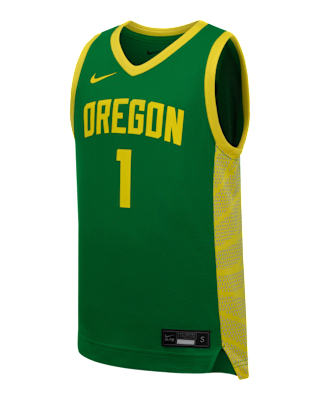 Детские джерси Oregon Ducks Big Kids' Nike Basketball Replica Jersey для баскетбола