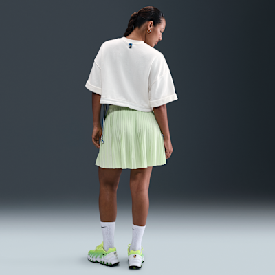 Nike Sportswear Phoenix Fleece Women's Short-Sleeve Cropped French Terry Top