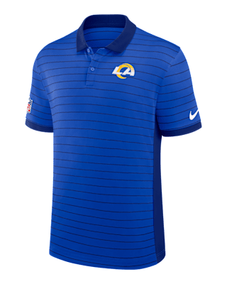 Мужские  Los Angeles Rams Sideline Victory Stripe Nike Dri-FIT NFL Polo