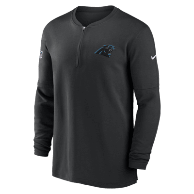 Carolina Panthers Sideline Men’s Nike Dri-FIT NFL 1/2-Zip Long-Sleeve ...