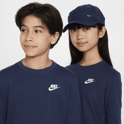 Playera de manga larga para niños grandes Nike Sportswear