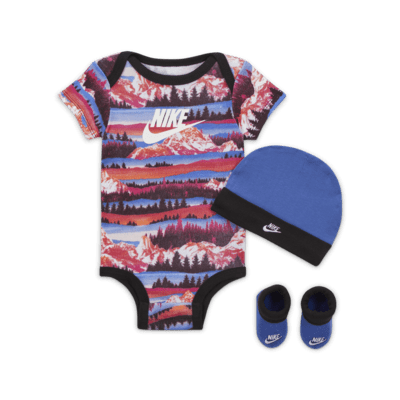 Nike Snow Day 3-Piece Boxed driedelige rompertjesset voor baby's