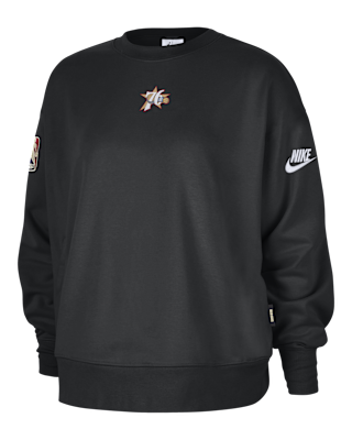 Женский свитшот Philadelphia 76ers Hardwood Classics Nike NBA Phoenix Fleece Premium Crewneck