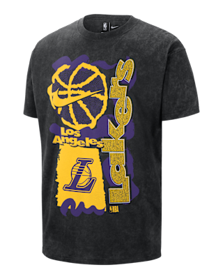 Мужская футболка Los Angeles Lakers Courtside Nike NBA Max90